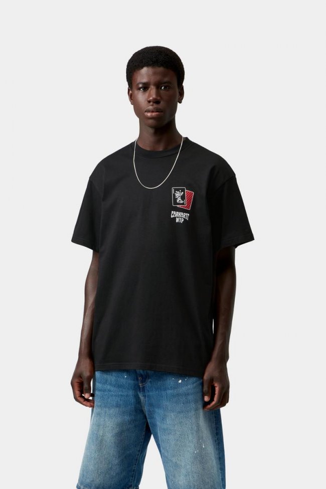 Carhartt S/S Playing Card T-Shirt - Black Carhartt S/S Playing Card T-Shirt - Black
