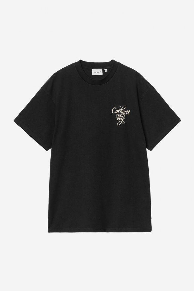 Carhartt S/S Vestige T-Shirt - Black, Stone washed Carhartt S/S Vestige T-Shirt - Black, Stone washed